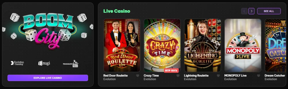 LuckyHour Live Casino